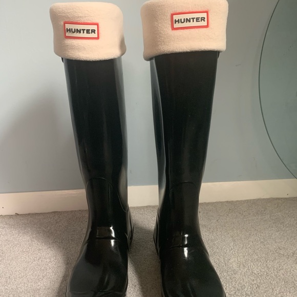 Hunter Original Tall Rainboots Glossy Black - Picture 3 of 4